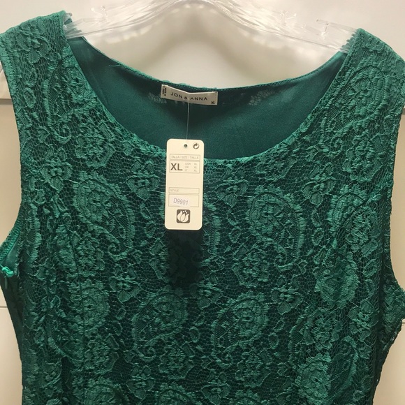 NWT Green Lace Dress - Picture 2 of 2